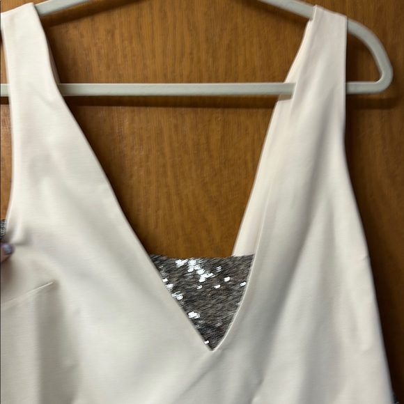 STAUD Cream Irie Mini Dress - Picture 4 of 4